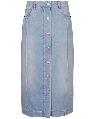 Moncler Midi Skirt - Blue