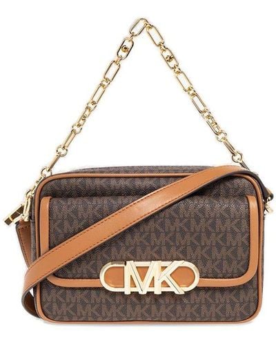 MICHAEL Michael Kors Marilyn Logo Plaque Medium Crossbody Bag - ShopStyle