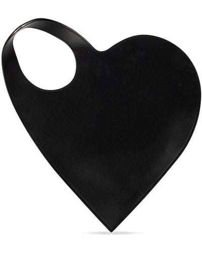 Coperni Heart Shape Tote Bag - Black