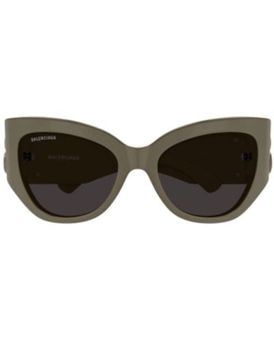 Balenciaga Butterfly Frame Sunglasses - Brown