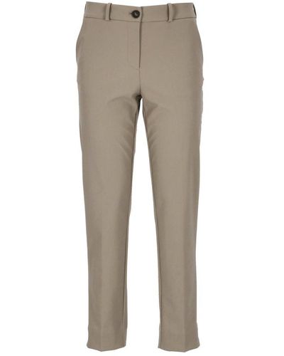 Rrd Mid-rise Tailored Pants - Grey