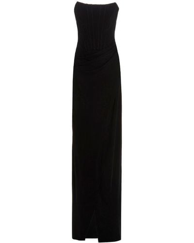 Elisabetta Franchi Red Carpet Dress - Black