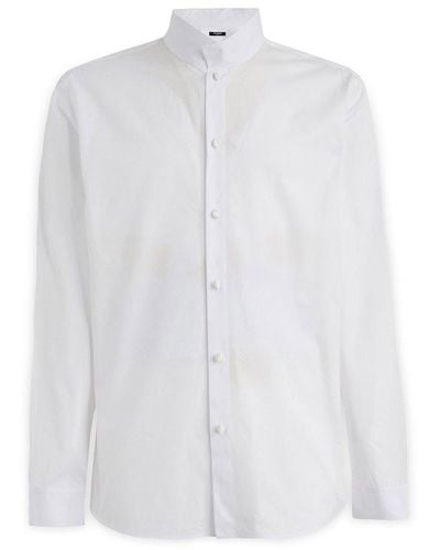 Balmain Slim-fit Buttoned Shirt - White