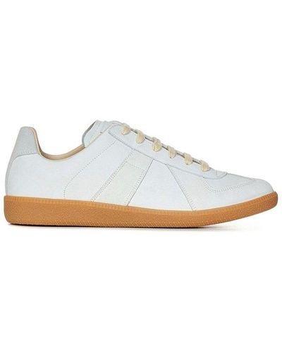 Maison Margiela Low-top Lace-up Trainers - White
