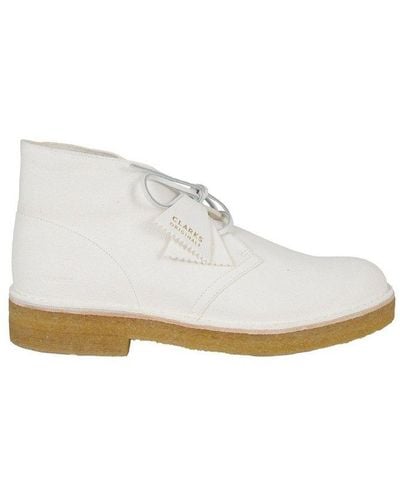 White Clarks Shoes for Men | Lyst