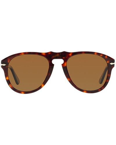 Persol Pilot Frame Sunglasses - Brown