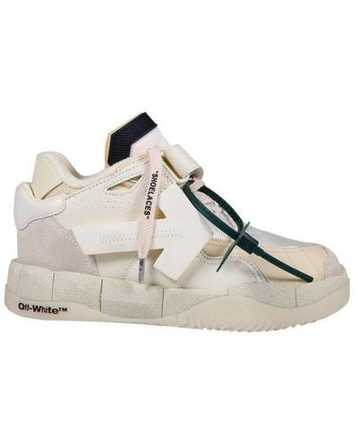 Off-White c/o Virgil Abloh Puzzle Couture Lace-up Trainers - White