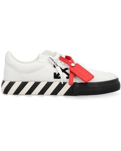 Off-White c/o Virgil Abloh Off- Low Vulcanized Canvas Trainers - White