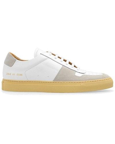 Common Projects Bball Panelled Low-top Trainers - White