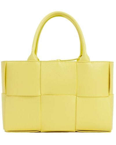 Bottega Veneta Arco Tote Small Bag - Yellow