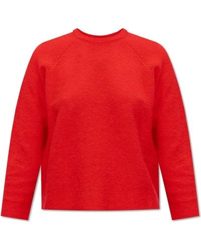 Emporio Armani Relaxed-fitting Sweater, - Red