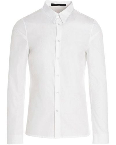 SAPIO No 16 Buttoned Long-sleeved Shirt - White