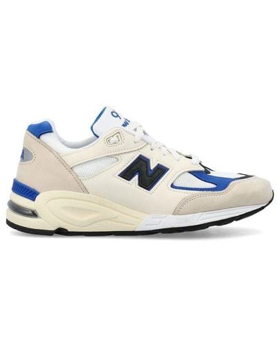 New Balance Logo Patch Low-top Trainers - White