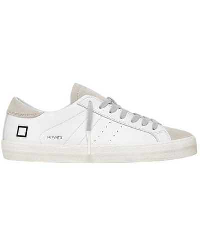 Date Hill Logo-debossed Low-top Trainers - White