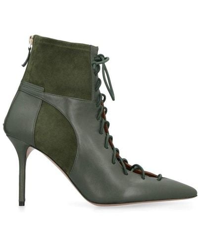 Malone Souliers Montana Suede Ankle Boots - Green