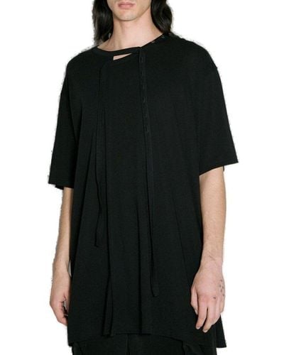 Yohji Yamamoto Binder Crewneck T-shirt - Black