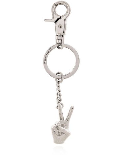 Y. Project Charm Detailed Keyring - Metallic