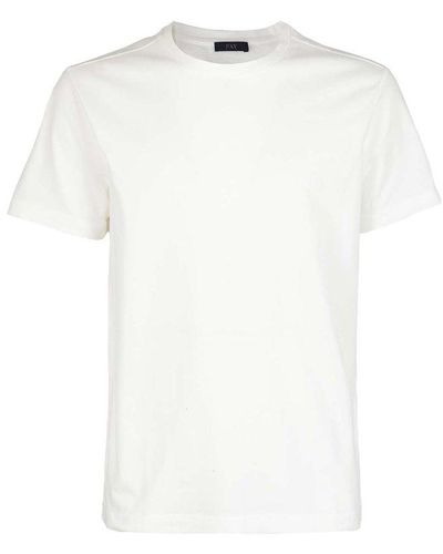 Fay Crewneck Short-sleeved T-shirt - White