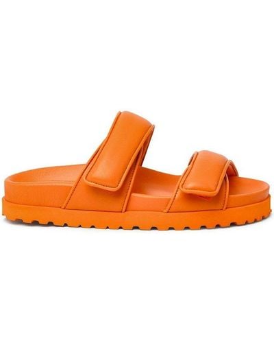 Gia Borghini X Pernille Teisbaek Perni 11 Double Strap Sandals - Orange