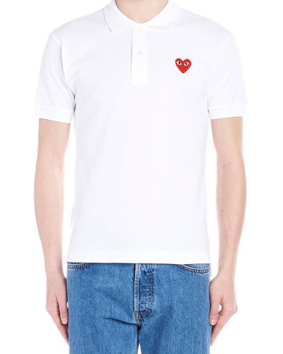 COMME DES GARÇONS PLAY Comme Des Garçons Play Other Materials Polo Shirt - White