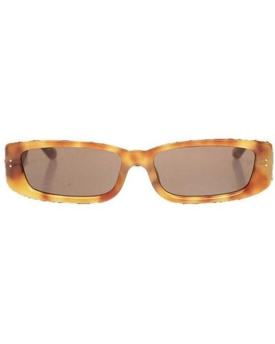 Linda Farrow 'talita' Sunglasses, - Brown
