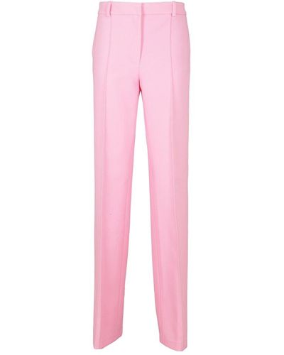 Blumarine High-waisted Straight-leg Pants - Pink