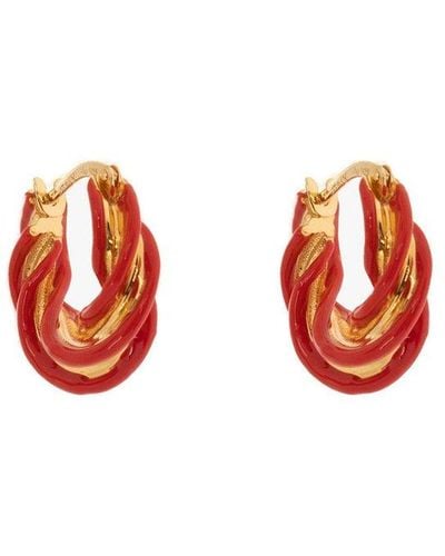 Bottega Veneta Earrings - Red