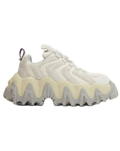 Eytys Halo Squared Toe Chunky Sneakers - White