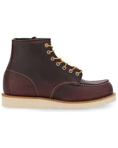 Red Wing Wing Shoes Leather Boot - Brown
