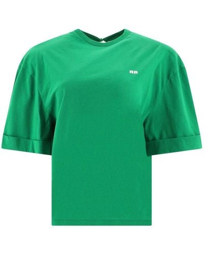 ROTATE BIRGER CHRISTENSEN "fausta" T-shirt - Green