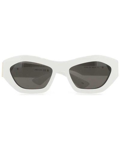 Bottega Veneta Cat-eye Frame Sunglasses - White