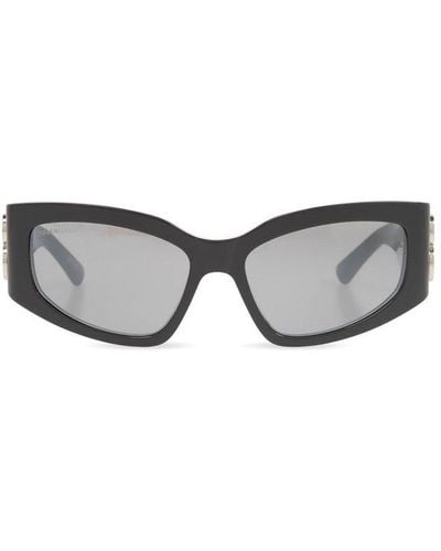 Balenciaga Bossy Cat-eye Frame Sunglasses - Grey