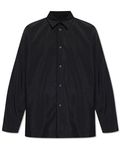 Homme Plissé Issey Miyake Verso 1 Button-up Shirt - Black