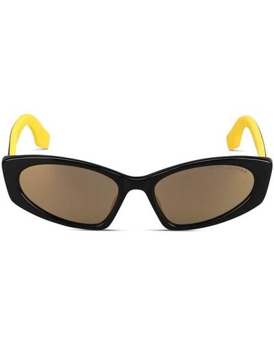 Marc Jacobs Oval Frame Sunglasses - Multicolor