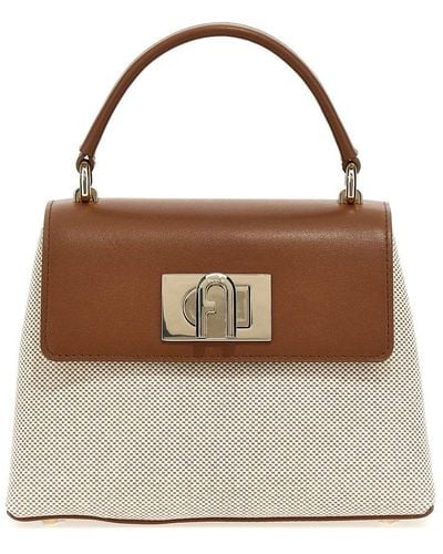 Furla 1927 Mini Top Handle Bag - Brown