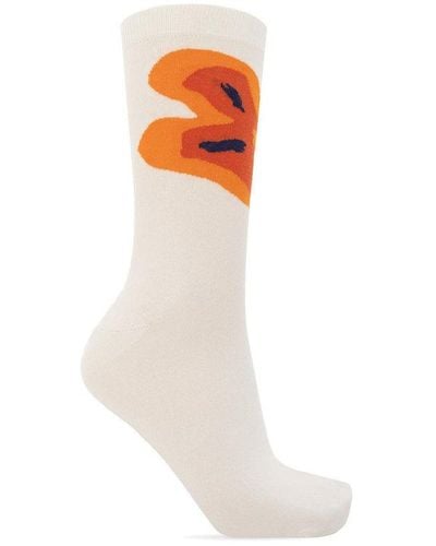 Jacquemus Socks With Logo - White