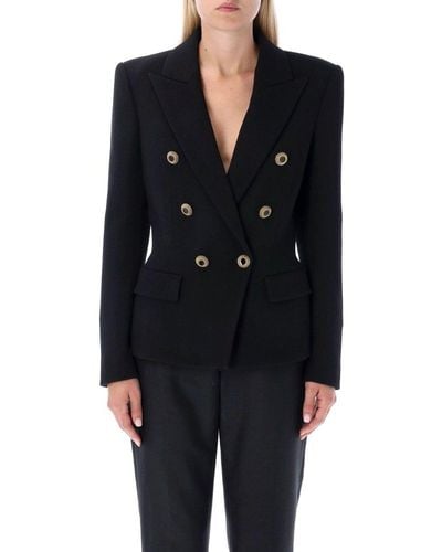 Alexandre Vauthier 6-button Wool Crêpe Suit Jacket - Black