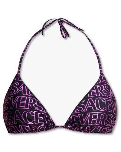 Versace Swimsuit Top - Purple