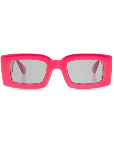 Jacquemus Rectangular Sunglasses - Red
