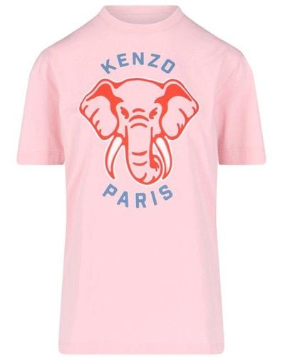 KENZO Varsity Jungle T-shirt - Pink
