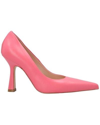 Liu Jo Pointed Toe Mid Heel Court Shoes - Pink