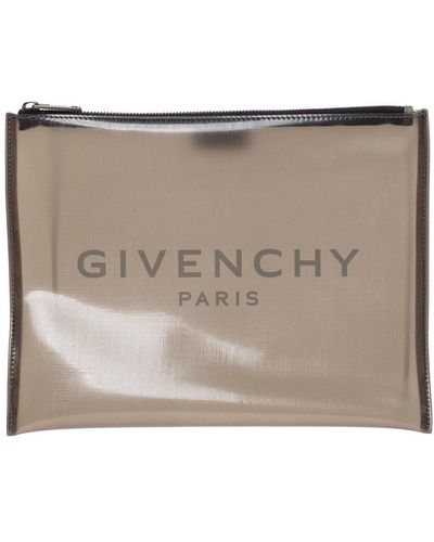 Givenchy Briefcase Document Holder Wallet - Grey
