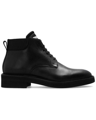 DSquared² X Manchester City Lace-up Ankle Boots - Black