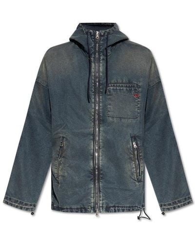 DIESEL ‘D-Hennes Jogg’ Jacket - Blue