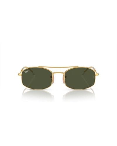 Ray-Ban Oval-frame Sunglasses - Green