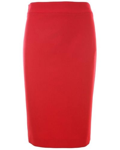 Emporio Armani Pencil Skirt - Red