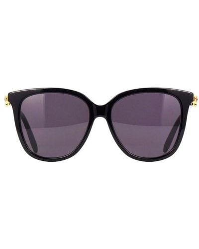 Alexander McQueen Square-frame Sunglasses - Purple