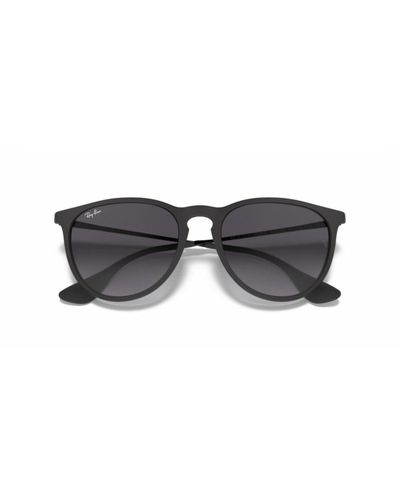 Ray-Ban Erika Round Frame Sunglasses - Black