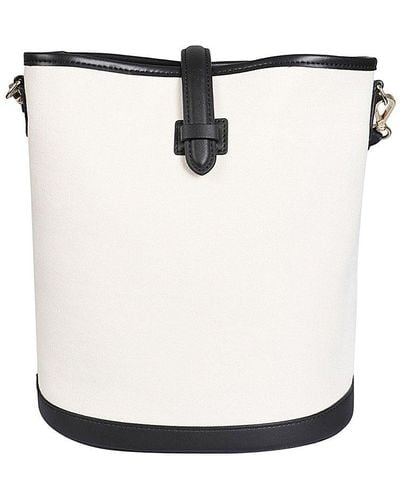 Weekend by Maxmara Vintage-inspired Bucket Bag - White