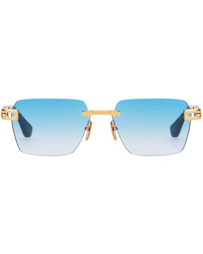 Dita Eyewear Rectangle Framed Sunglasses - Blue